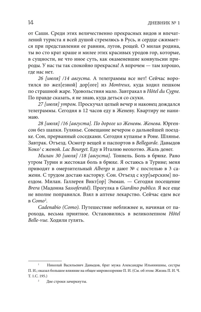 Петр Чайковский. Дневники. Николай Кашкин. Воспоминания о П.И. Чайковском